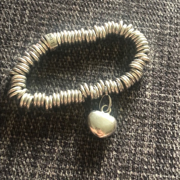 Links London charm bracelet and heart charm - Picture 6 of 17